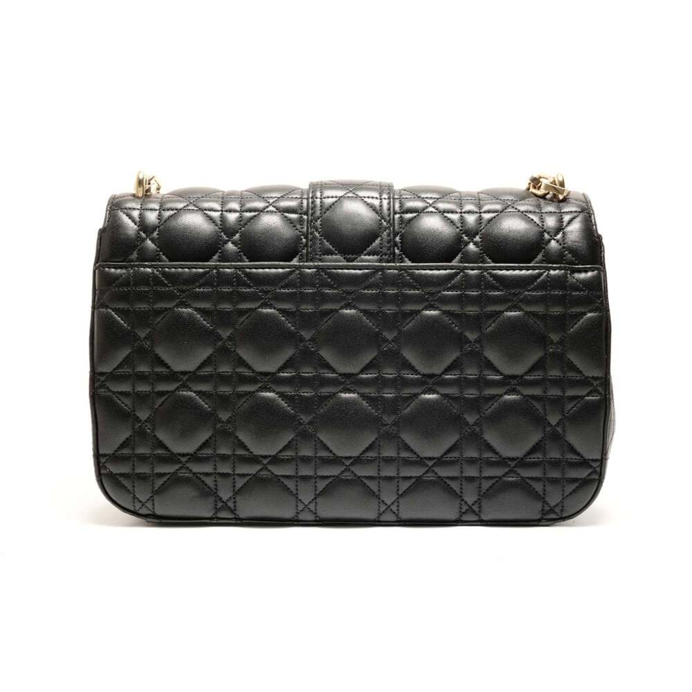 CHRISTIAN DIOR Black Leather Shoulder Bag - Picture 2 of 13